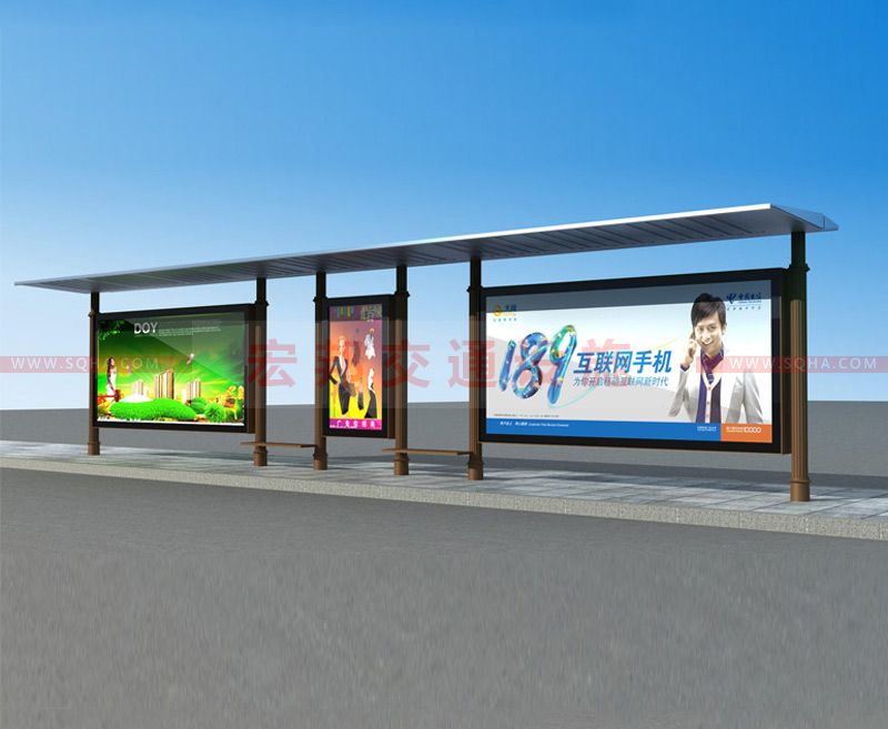公交候車亭常規(guī)尺寸、價格